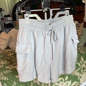 Women's Wild Fable light blue Drawstring Cargo Lounge Shorts